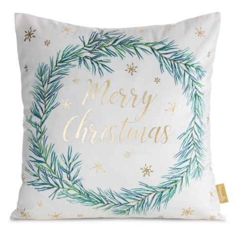 POSZEWKA ŚWIĄTECZNY 234 45 X 45 CM BIAŁY