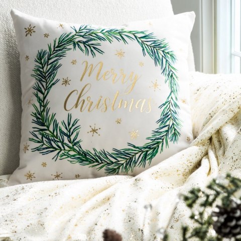 POSZEWKA ŚWIĄTECZNY 234 45 X 45 CM BIAŁY