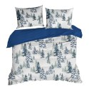 ŚWIĄTECZNY KOMPLET POŚCIELI NATAL 140 X 200 CM BIAŁY