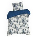 ŚWIĄTECZNY KOMPLET POŚCIELI NATAL 140 X 200 CM BIAŁY