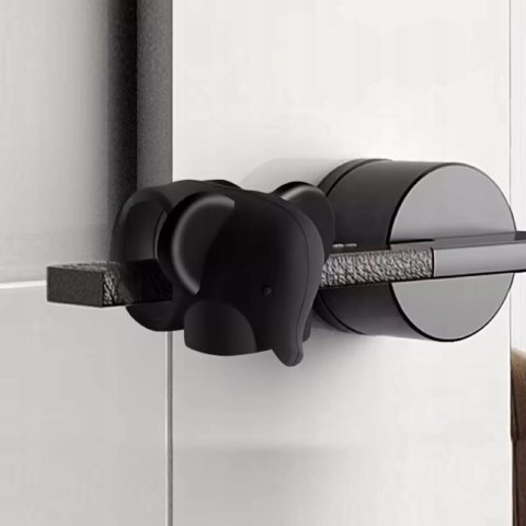 Silikonowa osłona na klamkę - anty uderzeniowy ochraniacz drzwi słonik