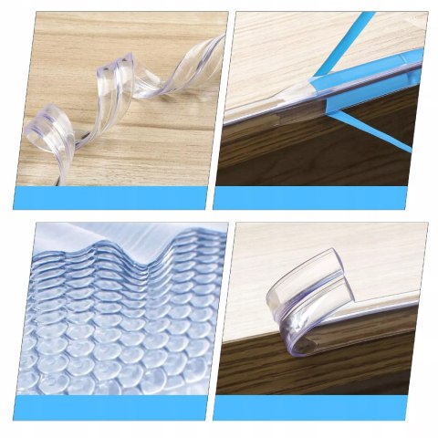 Taśma ochronna na krawędzie mebli - przezroczyste zabezpieczenie 3 m