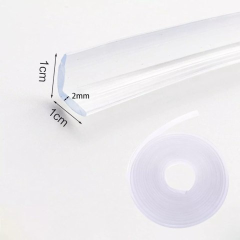 Taśma ochronna na krawędzie mebli - przezroczyste zabezpieczenie 3 m