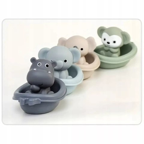 Zabawki do kąpieli na palce - zwierzątka silikonowe dla dzieci