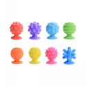 Zestaw 8 sensorycznych piłek na przyssawkach antystesowe