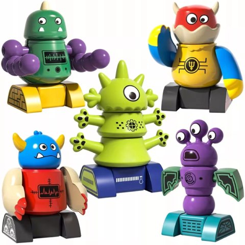 Magnetyczne Potwory Klocki Roboty dla dzieci 18m+ Zabawka Edukacyjna