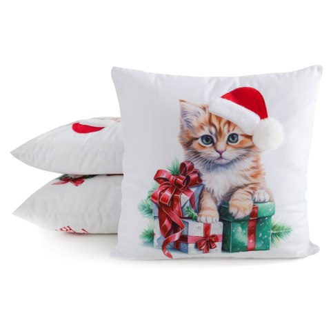 POSZEWKA ŚWIĄTECZNY 215 45 X 45 CM BIAŁY