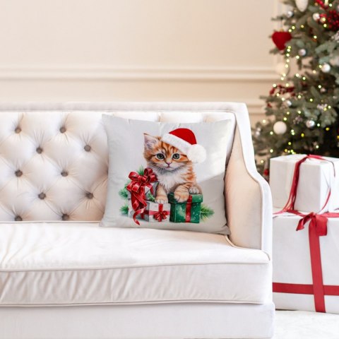 POSZEWKA ŚWIĄTECZNY 215 45 X 45 CM BIAŁY