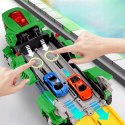 Ciężarówka dinozaur T-rex wyrzutnia zjeżdżalnia + 2 resoraki połykacz autka
