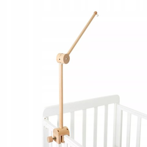 Karuzelka do Łóżeczka Dziecięcego Boho Naturalne Drewno z pałąkiem Bear