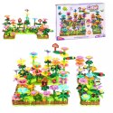 Klocki Konstrukcyjne Ogród Kwiatki 272 el. Zestaw Kreatywny