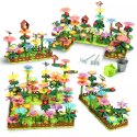 Klocki Konstrukcyjne Ogród Kwiatki 272 el. Zestaw Kreatywny