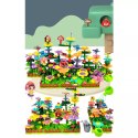 Klocki Konstrukcyjne Ogród Kwiatki 272 el. Zestaw Kreatywny