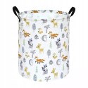 Kosz na zabawki 40x50 cm - duży organizer dla dzieci do pokoju dziecięcego