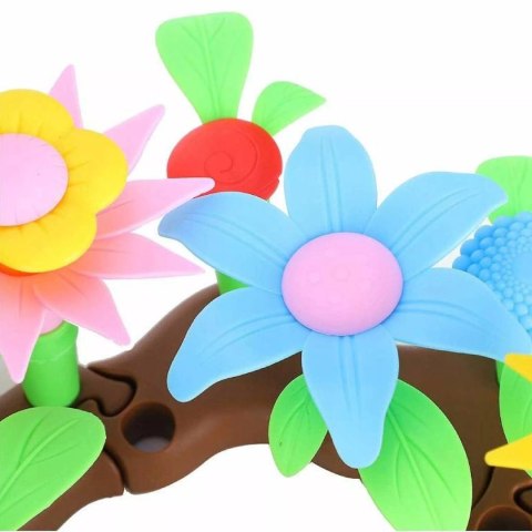 Kreatywny Ogródek klocki konstrukcyjne 148 El. Kwiaty Edukacyjne kwiatki