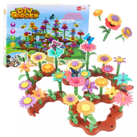 Kreatywny Ogródek klocki konstrukcyjne 148 El. Kwiaty Edukacyjne kwiatki