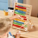 Liczydło Drewniane Stojące Edukacyjne dla Dzieci Nauka Liczenia Matematyki