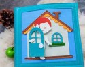Cicha Książeczka dla dzieci Tablica Manipulacyjna Montessori Filcowa dom