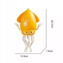 Interaktywna Kałamarnica Tańcząca USB - dla dzieci z Muzyką i LED + Wędka
