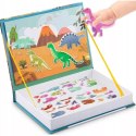 Układanka magnetyczna Montessori dinozaury puzzle magnetyczne dla dzieci