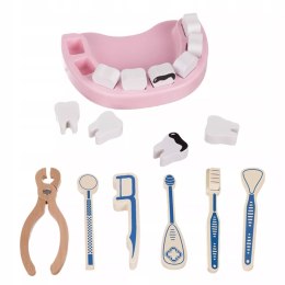 Zestaw Lekarski Mały Doktor XXL Apteczka Dentysta 3+ drewniane elementy