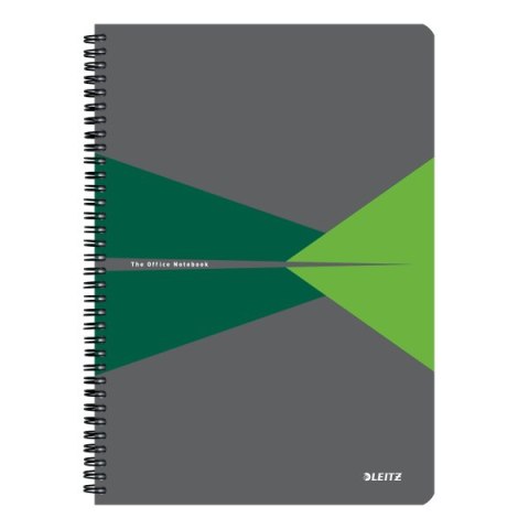 Kołonotatnik OFFICE A4 kratka zielony 46471055 LEITZ