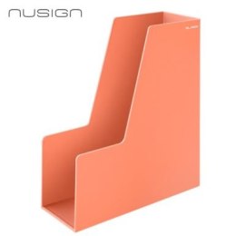 Pionowy pojemnik na dokumenty A4, Nusign ENS022, różowy ENS022-P Deli