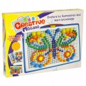 Puzzle pinezki grzybki kreatywna układanka 3+ walizka