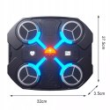 Tarcza Bokserska Muzyczna Bluetooth LED Smart Trening 3 Tryby Czarna