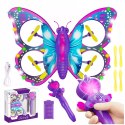Zdalnie sterowany fioletowy motyl RC latający pilot różdżka mini dron