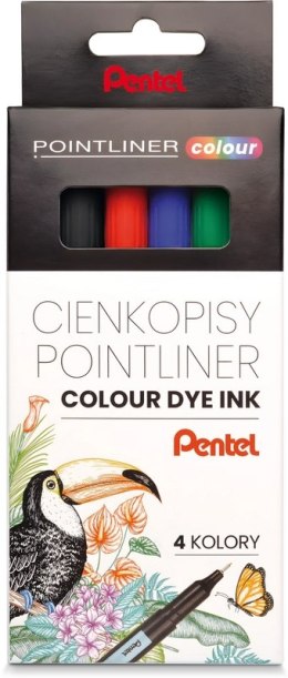 Zestawy POINTLINER colour 4 szt. S40-ST4PL Pentel