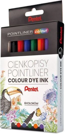 Zestawy POINTLINER colour 6 szt. S40-ST6PL Pentel