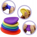 Zestaw 6x Kamienie Antystresowe SILIKONOWE Fidget Toy Sensoryczne ADHD