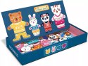 Magnetyczna Układanka Montessori Ubieranie Misiów Tablica