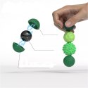 Magnetyczne kulki sensoryczne antystresowe z etui ADHD ASD SI 8 szt zielone
