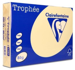 Papier xero A4 80g TROPHEE kremowy ecru beż XCA41787 CLAIREFONTAINE 1787PC