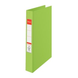 Segregator Esselte A4 z 4 kółkami, grzbiet 42 mm, zielony, 14461