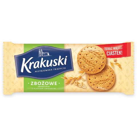 Ciastka BAHLSEN KRAKUSKI ZBOŻOWE 201g owsiano-zbożowe