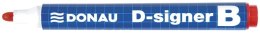 Marker sucho.D-SIGNER B czerwo ny okr.7372001-04PL DONAU