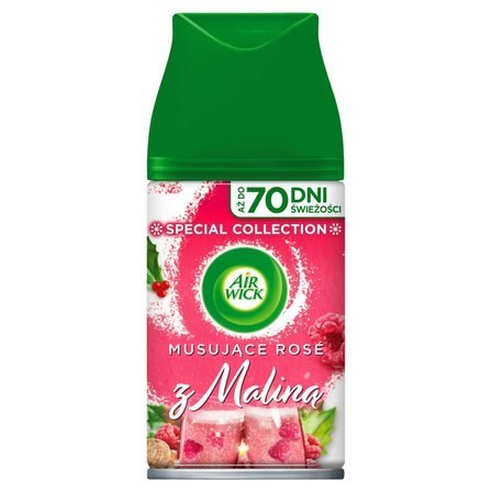 AIR WICK wkład do odświeżacza 250ml Musujące róże z maliną *62618