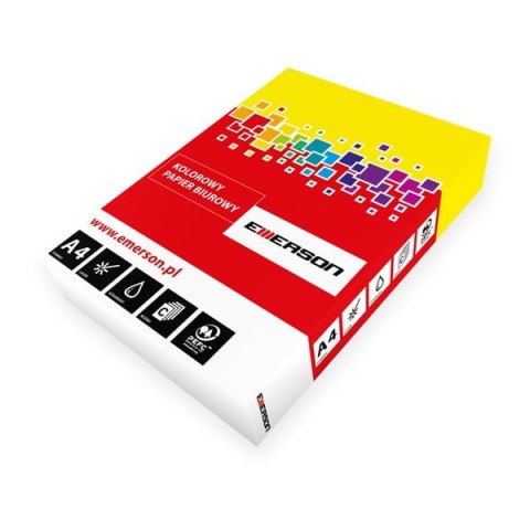 Papier xero A4 160g żółty xem416066 EMERSON 250ark
