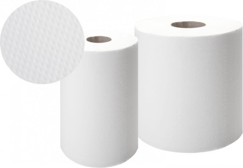 Ręcznik w roli ECOLINE 100/2 (6 rolek) 100m 2warstwy biały makulatura ELLIS 3063