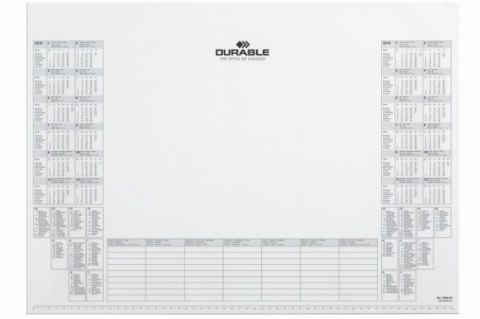 Dodatkowy wkład z kalendarzem (do 7291) 570x410 biały 729202 DURABLE (26-27r)