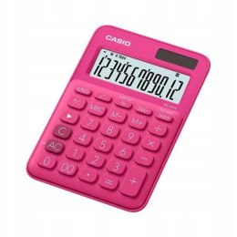 Kalkulator CASIO MS-20UC-RD BOX ciemno różowy