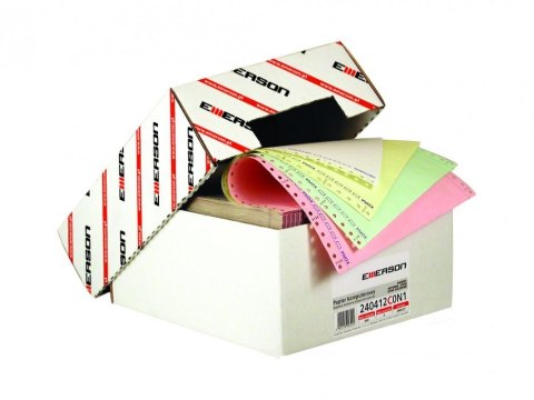 Papier komputerowy/składanka 240x12"x1, Z/O/P,60g, 2000skł. 240112B060E EXTRA BIEL EMERSON