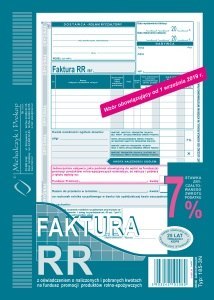 185-3N Faktura VAT RR A5 80kartek MICHALCZYK i PROKOP