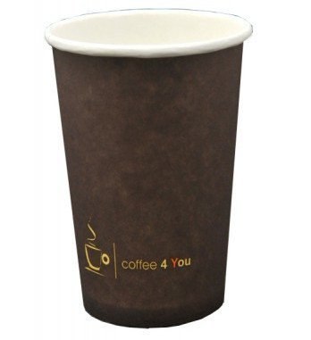 Kubek papierowy 300ml z nadrukiem COFFEE 4 YOU (50) 46929