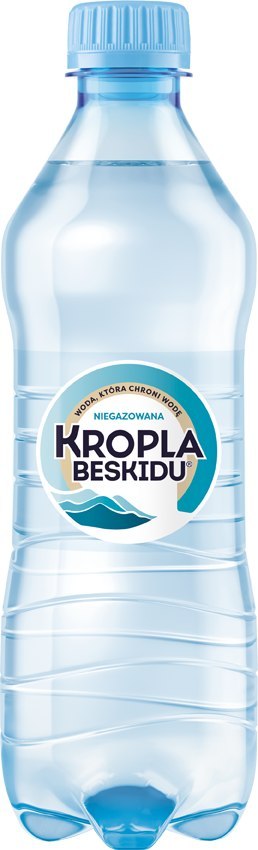 Woda KROPLA BESKIDU niegazowana 0.5L butelka PET zgrzewka 12 szt. KAUCJA
