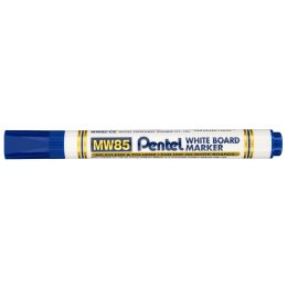 Ekonomiczny marker do białych tablic niebieski MW85-C PENTEL suchościeralny