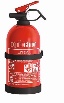 Gaśnica proszkowa 1kg OGP-1ZBC C OGNIOCHRON
